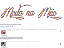 Tablet Screenshot of modanamao.com.br